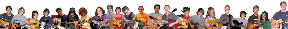 Guitar Students Collage for BSM